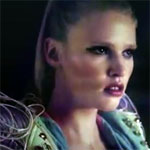 Lara Stone In Music Video With Terence Stamp: Hot Chip Night & Day