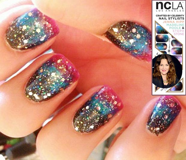 latest nails trends Galaxy Nail art vs NCLA nail wraps