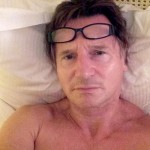 Liam Neeson in bed wakeupcall challenge