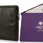 Liberty London leather MacBook sleeve