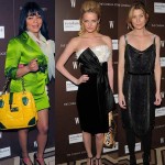 Lil Kim, Lydia Hearst and Ellen Pompeo at Marc Jacobs and Louis Vuitton screening