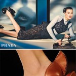 Linda Evangelista Prada Fall Winter 2008 2009 Ad and Prada Fall Winter 2008 2009 Shoe