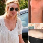 Lindsay Lohan ink all over her body
