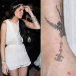 Lindsay Lohan new Chanel tattoo