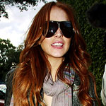 Lindsay Lohan redheaded