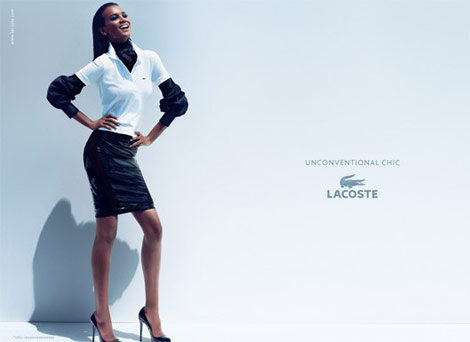 Liya Kebede Lacoste Unconventional Chic ad campaign 2011