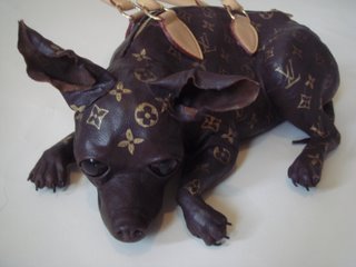 Louis Vuitton Dog Sculpture