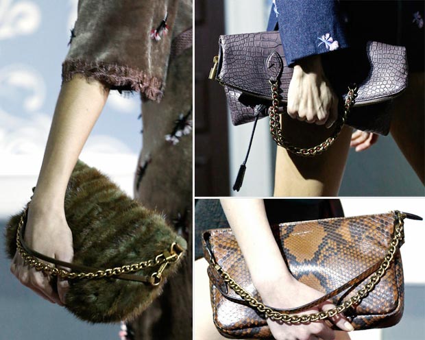 Louis Vuitton Fall 2013 clutches