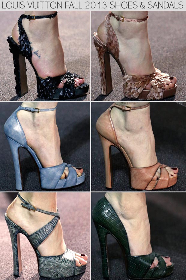 Louis Vuitton Fall 2013 shoes and sandals