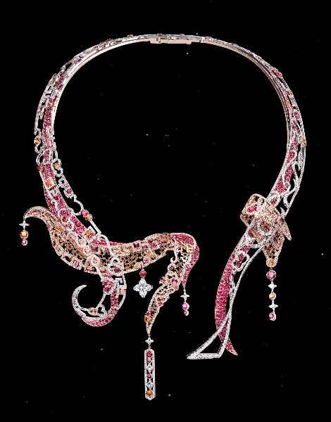 Louis Vuitton L ame du voyage necklace flying ribbons