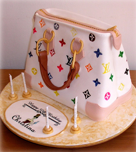 Louis Vuitton Monogram cake