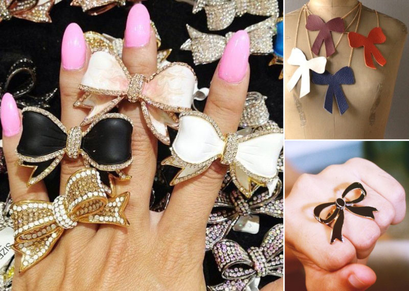 lovely ways to wear bows rings