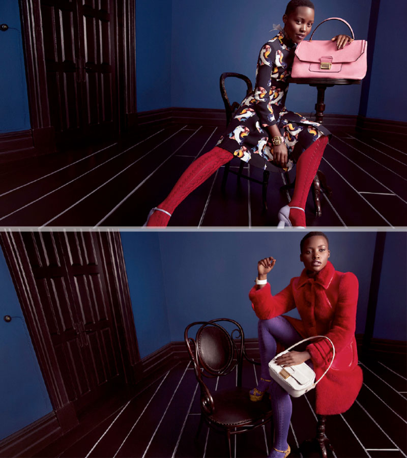 Black Beauties In 2014 Fashion Ads: Lupita Nyong’O, Zoe Saldana, Joan Smalls