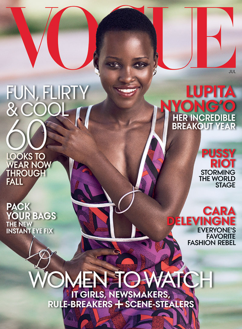 Lupita Nyong o Vogue cover July 2014