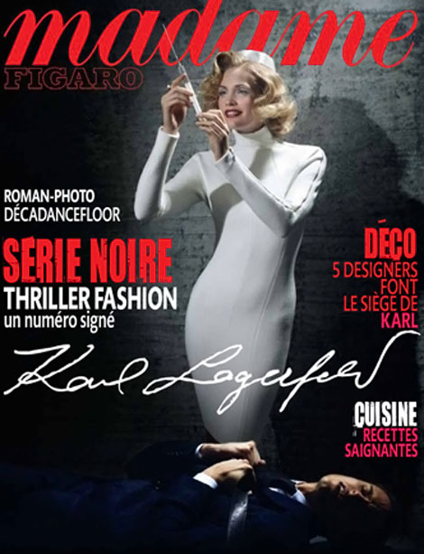 Heidi Mount, Baptiste Giabiconi’s Madame Figaro By Karl Lagerfeld