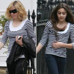 Madonna and Lourdes sharing clothes