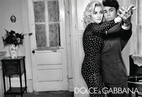 Madonna Dolce Gabbana ad campaign FW 2010 2011