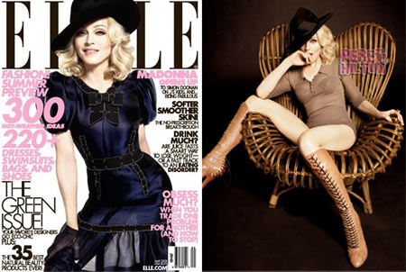 Madonna on Elle US Cover May 2008