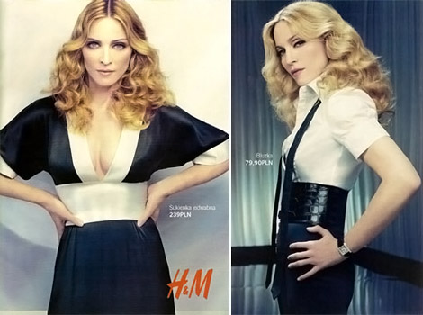 Madonna for H M Collection