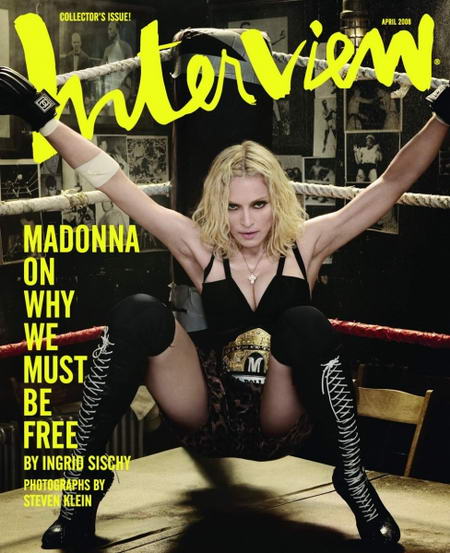 Madonna Interview Magazine Cover April 2008