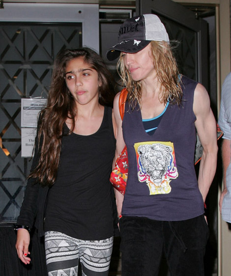 Madonna with daughter Lourdes