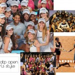 Madrid ATP Open tennis tournament ball girls