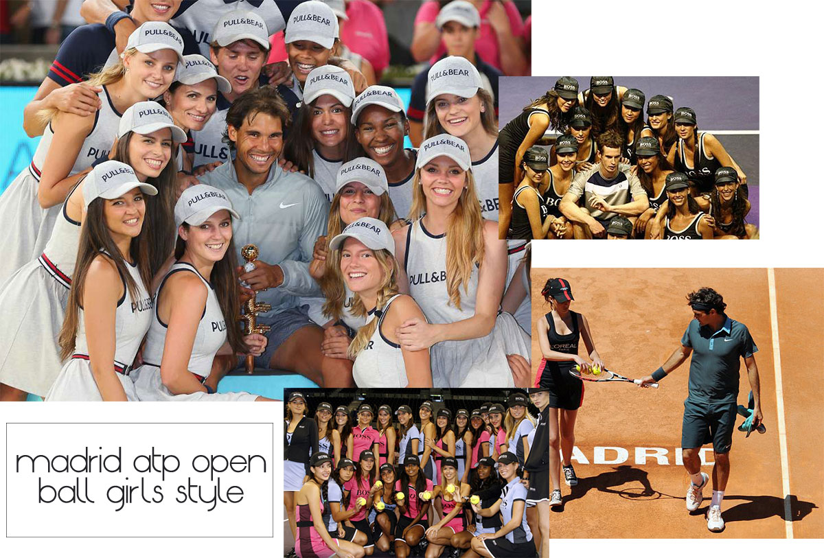 Madrid ATP Open tennis tournament ball girls