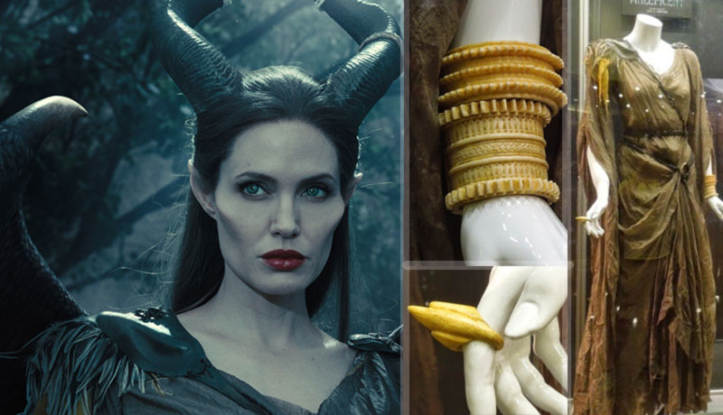 Maleficent Angelina Jolie costume details first fight scene