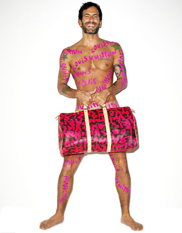 Marc Jacobs Ad for Stephen Sprouse Graffiti Collection 2008