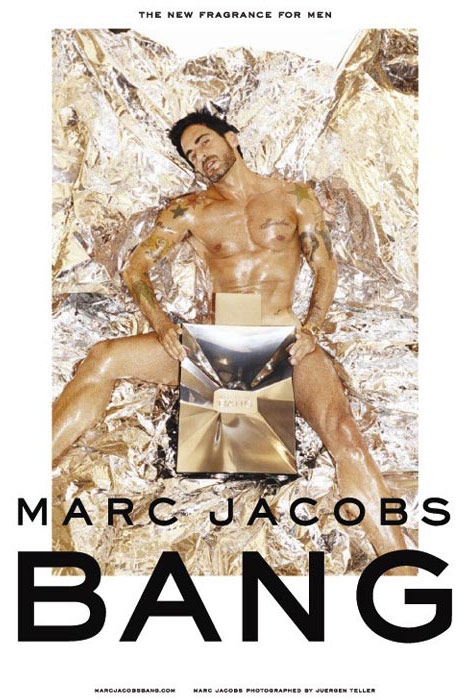Marc Jacobs Bang perfume ad campaign