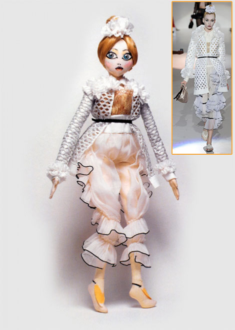 Marc Jacobs doll catwalk Andrew Yang
