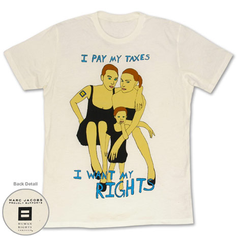 Marc Jacobs HRC Marriage equality t shirt
