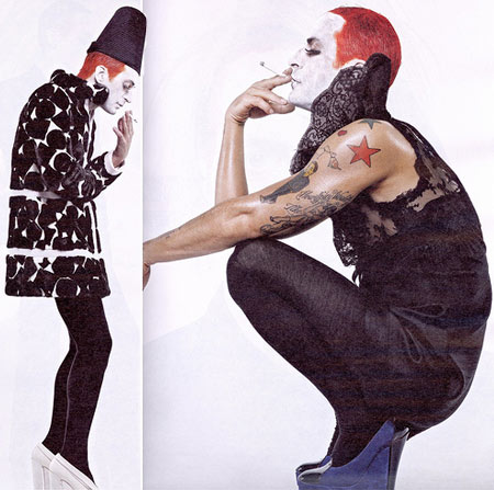 Marc Jacobs As Andy Warhol For Interview June/July 2008