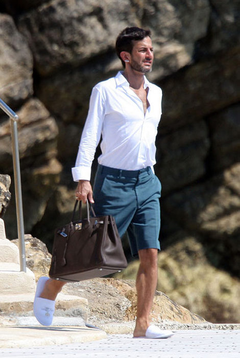 Marc Jacobs shorts Hermes Birkin