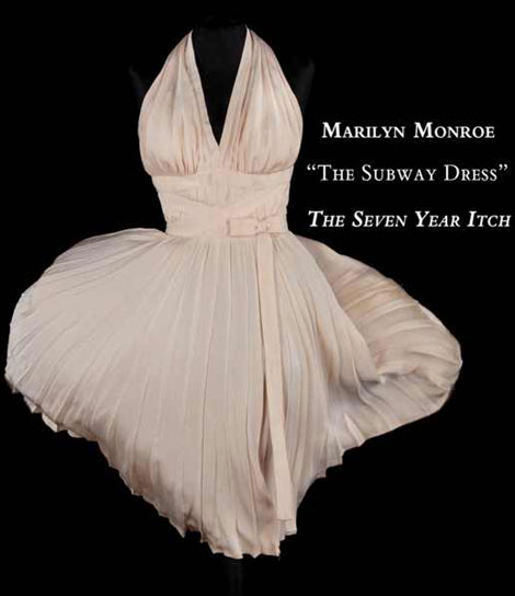 Marilyn Monroe Seven Year Itch iconic dress