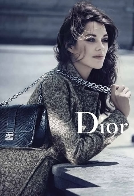 Marion Cotillard Christian Dior Miss Dior bags FW 11 12 ad campaign