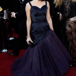 Marisa Tomei blue Charles James dress 2011 Oscars 1