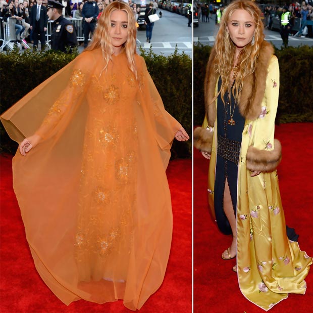 Mary Kate Ashley Olsen outfits 2013 Met Gala