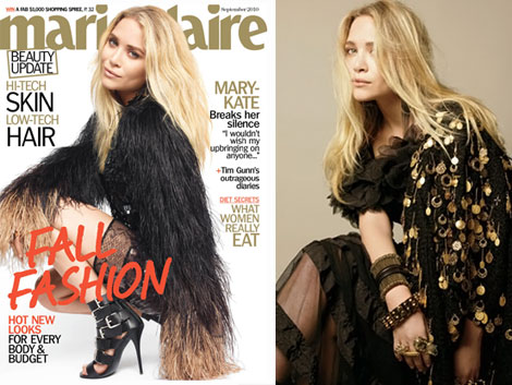 Mary Kate Olsen Marie Claire september 2010 third cover
