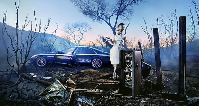 Daphne Guinness For Maybach By David LaChapelle