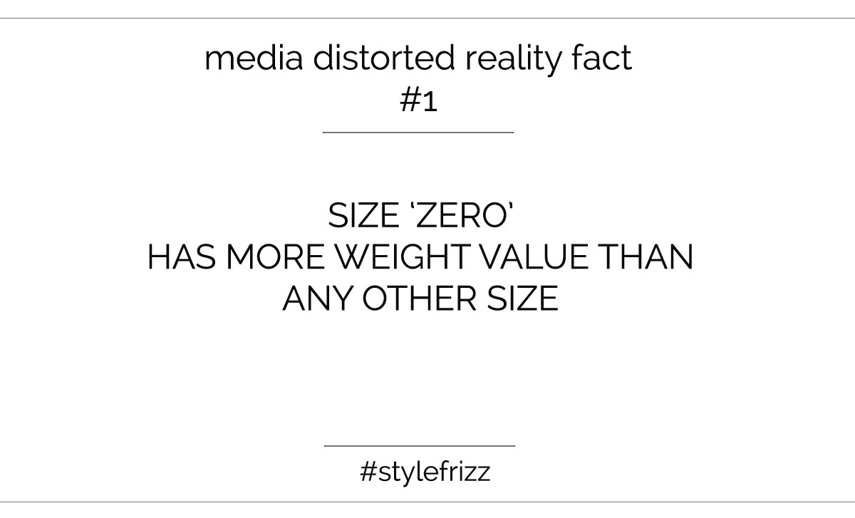 media distorted weight reality