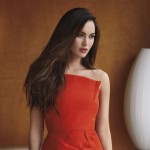 Megan Fox red dress Marie Claire pictorial