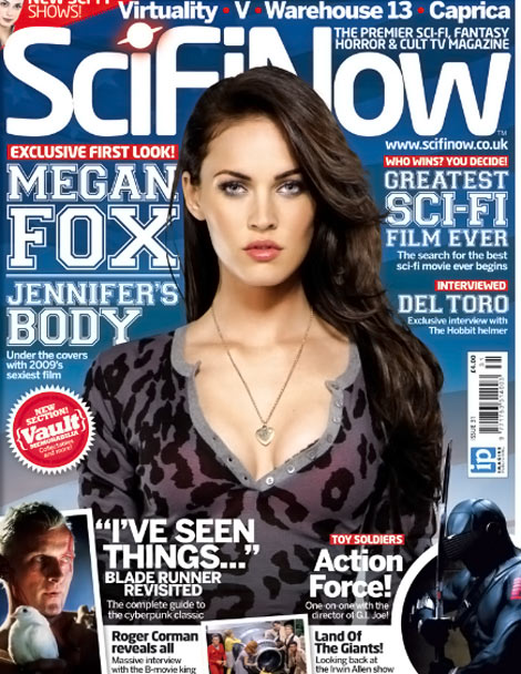 Megan Fox Covers SciFiNow Magazine
