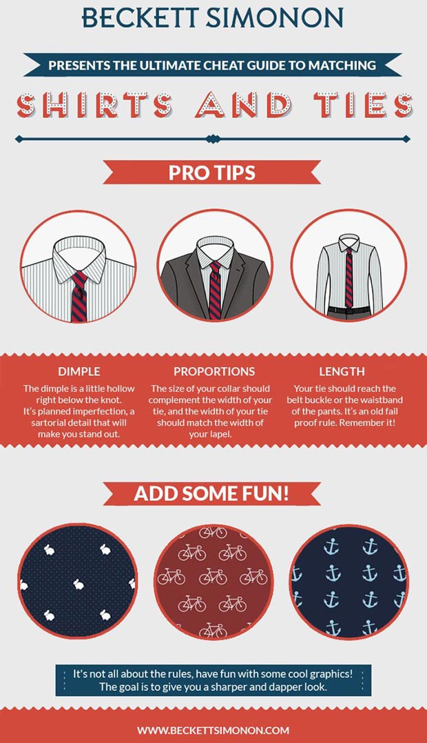 Men s wardrobe how to mix shirts ties