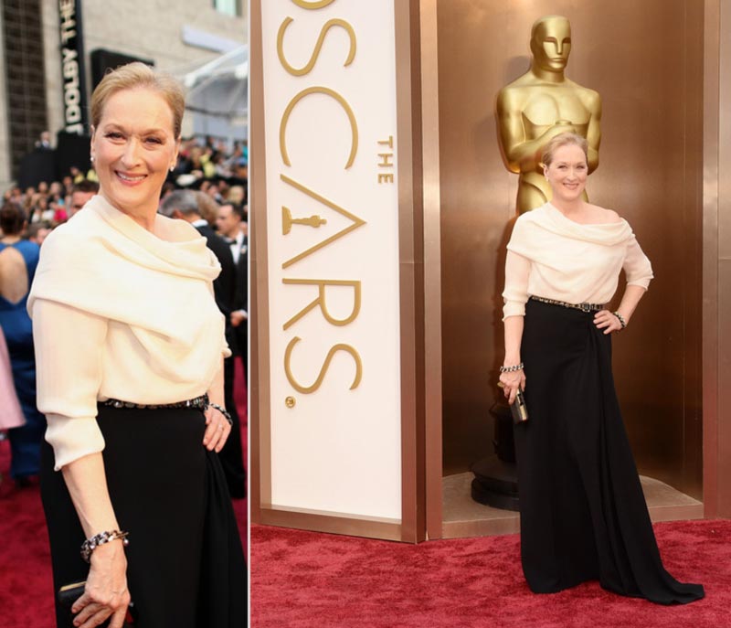 Meryl Streep 2014 Oscars wearing Lanvin