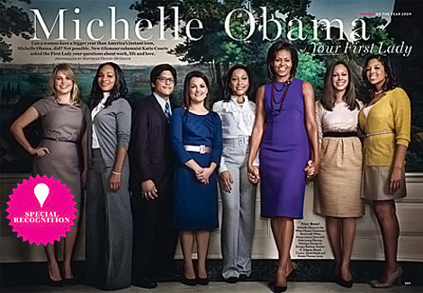 Michelle Obama’s Glamour, December 2009