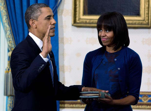 Michelle Obama new haircut second Swearing In
