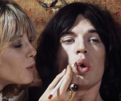 Mick Jagger pout