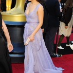 Mila Kunis Elie Saab lavender couture dress 2011 Oscars 1