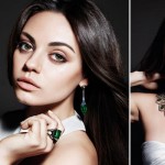 Mila Kunis jewelry Gemfields ad campaign